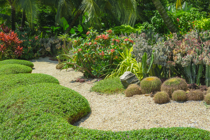como decorar jardim