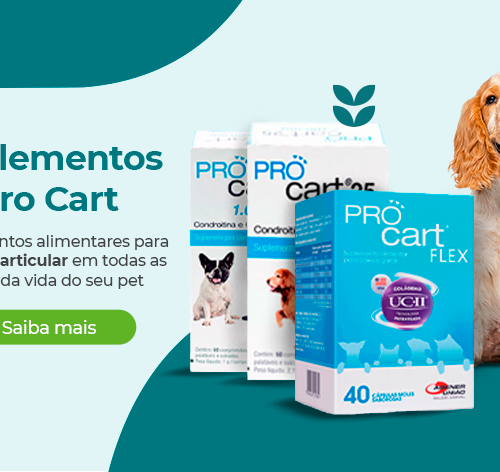 Linha Pro Cart Agener: saúde articular completa para cães e gatos  1
