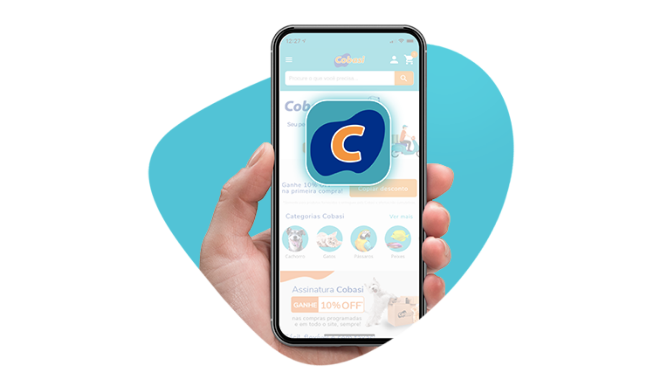 Logo Novo App Cobasi