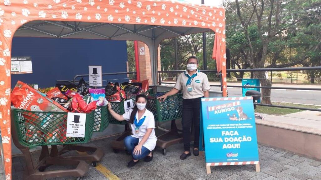 Arrecadação do Pedágio Aumigo na Cobasi Bragança Paulista - SP