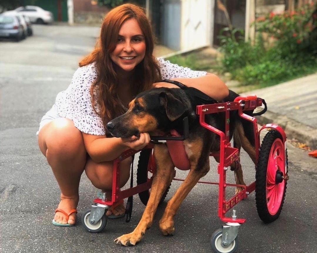 Princesa é uma pet especial muito amada por sua tutora Gabriela