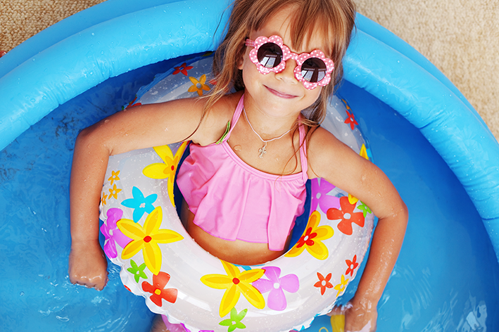 Cuidados com a piscina infantil de 1000 litros