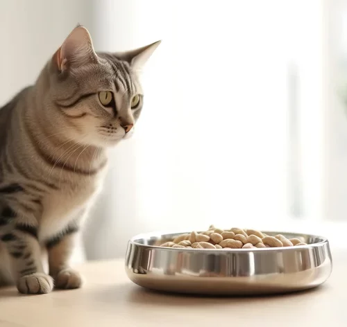 gato não quer comer