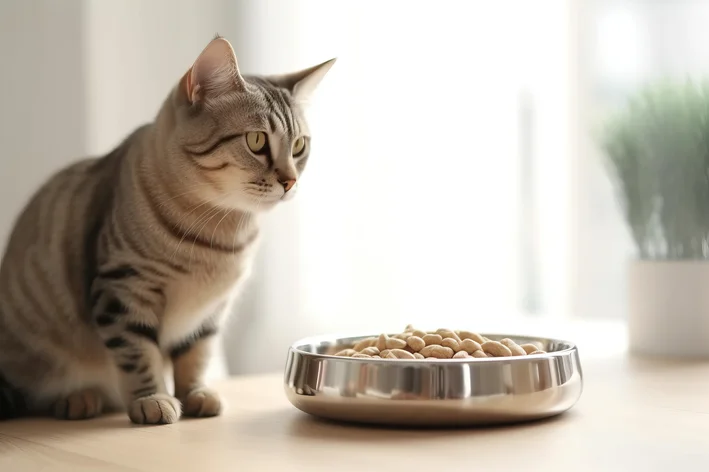 gato não quer comer