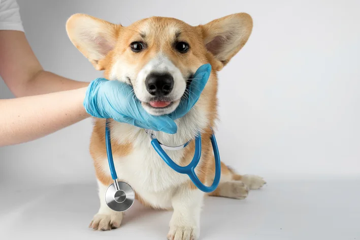 cachorro com respiração ofegante