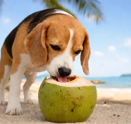 Cachorro pode beber água de coco