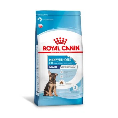 embalagem ração Royal Canin Maxi filhote