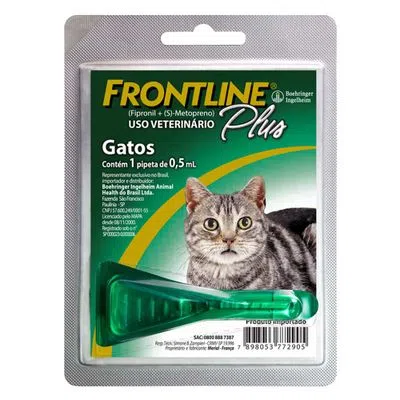 embalagem frontilne plus para gatos