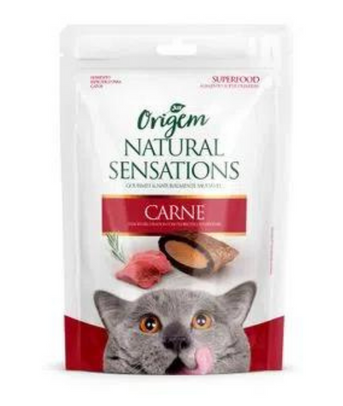 petisco para gatos sabor carne