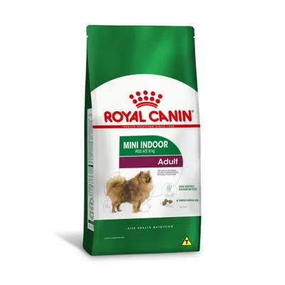 Ração Royal Canin Mini Indoor Adult Cães Adultos