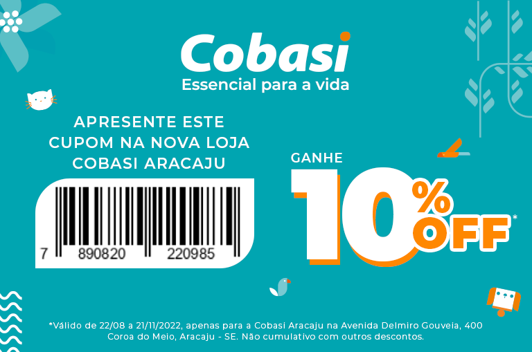 Conheça a Cobasi Aracaju Rio Mar