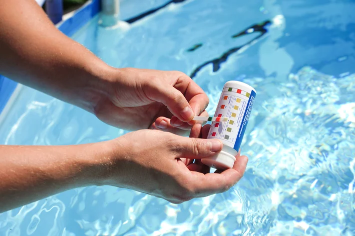 como medir ph da piscina