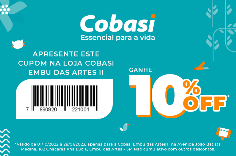 voucher cobasi embu das artes II