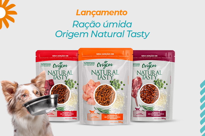 embalagem ração úmida Natural Tasty