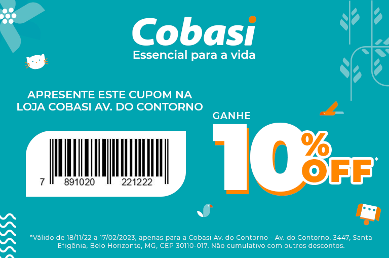 Cobasi Av. do Contorno voucher