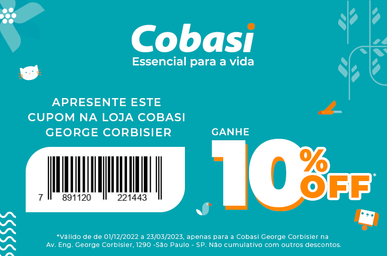 voucher de desconto Cobasi