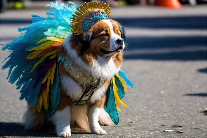 cachorro fantasiado para o carnaval enredos com tema animal