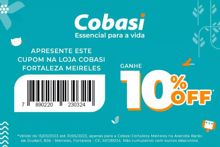 voucher Cobasi Fortaleza Meireles