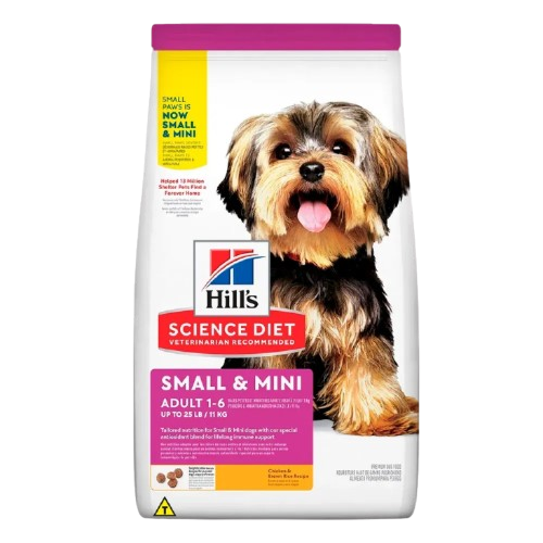 Ração Hill's Science Diet Cães Adultos Portes Mini e Pequeno Sabor Frango 2,04 kg