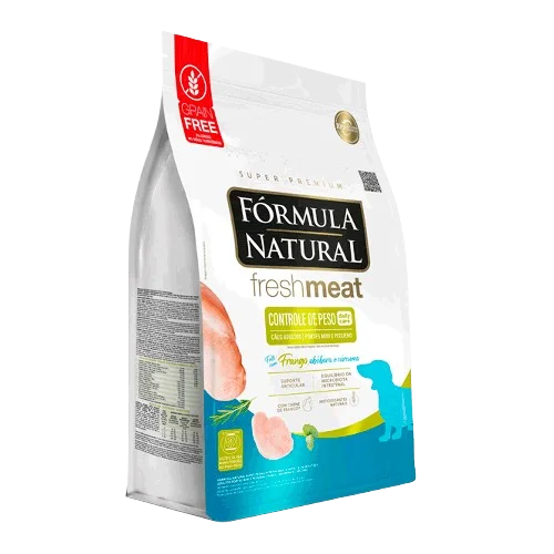 Ração Fórmula Natural Fresh Meat Controle de Peso Cães Mini e Pequeno Frango 1 kg
