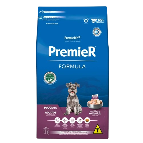 Ração Premier Formula Cães Adultos Raças Pequenas Frango 1 kg