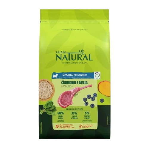 Ração Guabi Natural Cães Adultos Raças Mini e Pequeno