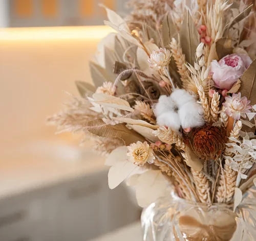 flores secas para casamento