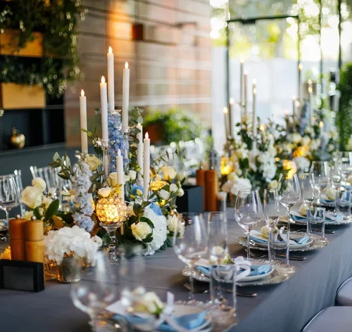 arranjo para mesa de casamento