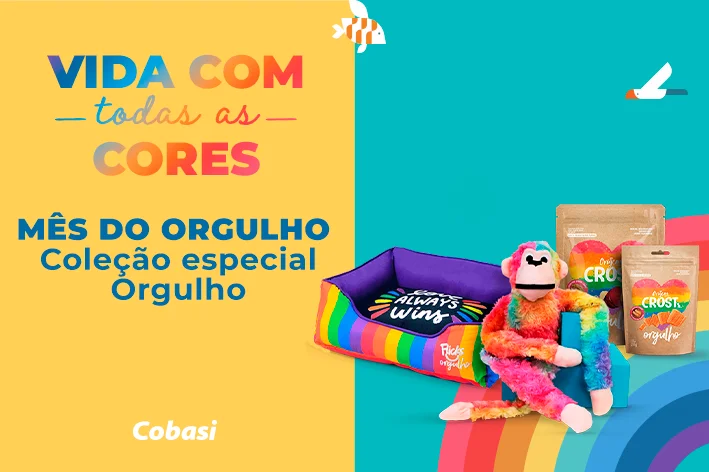 banner campanha orgulho 2023 vida com todas as cores