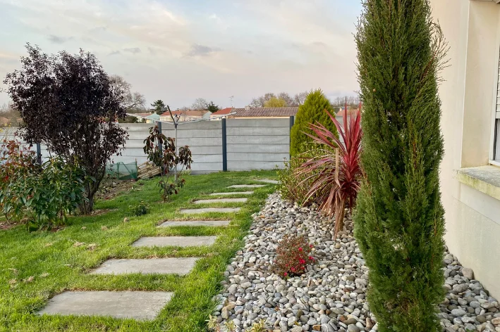 canteiro de plantas no muro