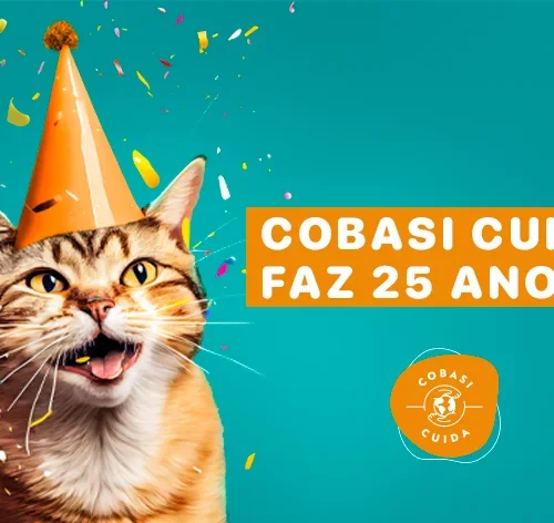 Banner Cobasi Cuida 25 anos