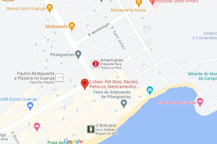 Cobasi Guarujá endereço