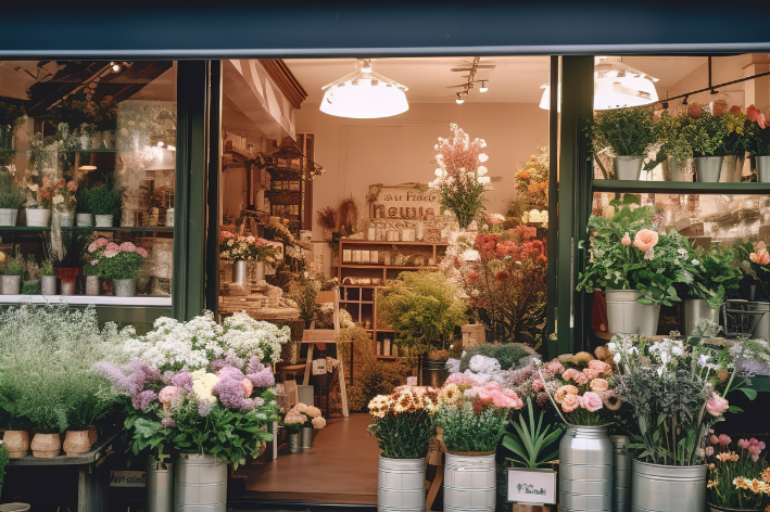 coletivo de buquê de flores