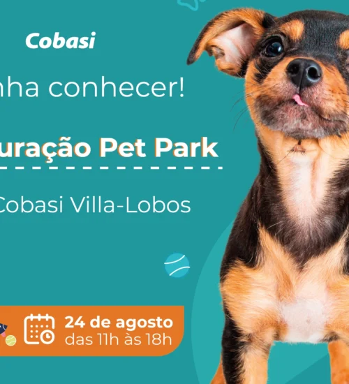 flyer inauguração pet park vila lobos