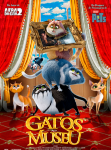 poster filme gatos no museu