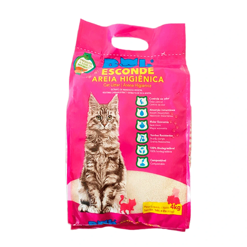 Areia Higienica Para Gatos Bob Esconde