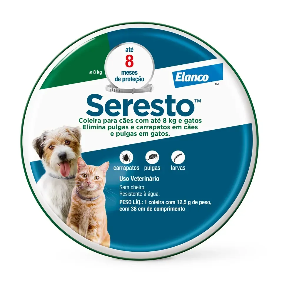coleira antipulgas  seresto para gatos