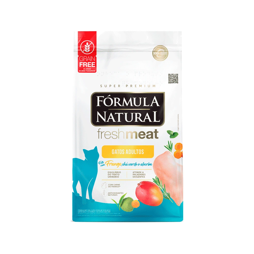 Racao Formula Natural Fresh Meat Gatos Adultos