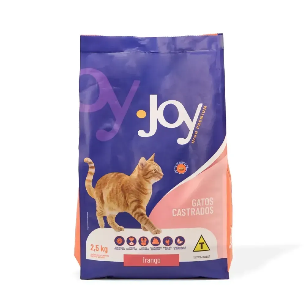 Racao Joy Gatos Castrados