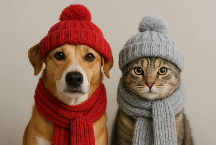Quiz cuidados com pets no frio