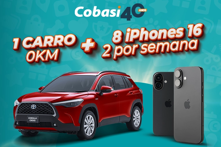 aniversário cobasi sorteio carro e iphone