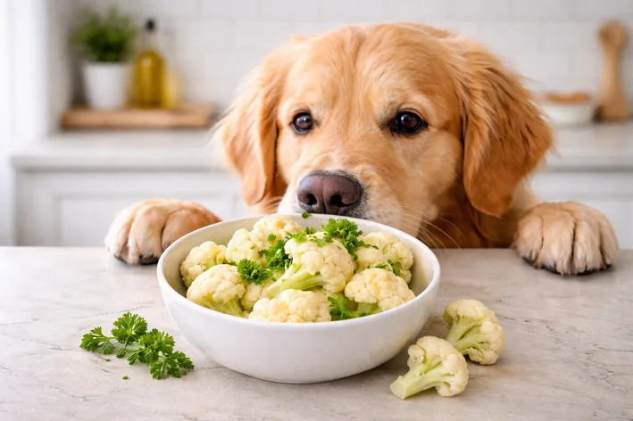 imagem de Cachorro pode comer couve-flor?